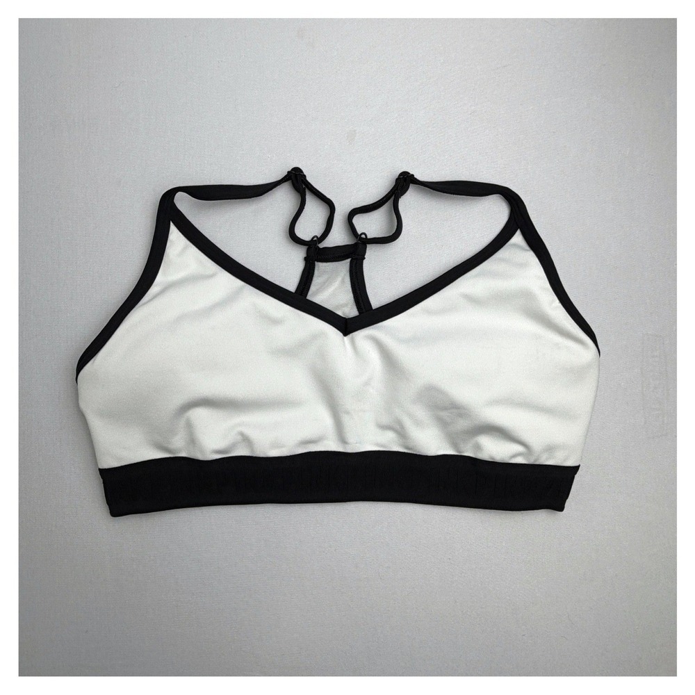 PINK Victoria's Secret Ultimate Sports Bra Women L White Good Lightly Lined